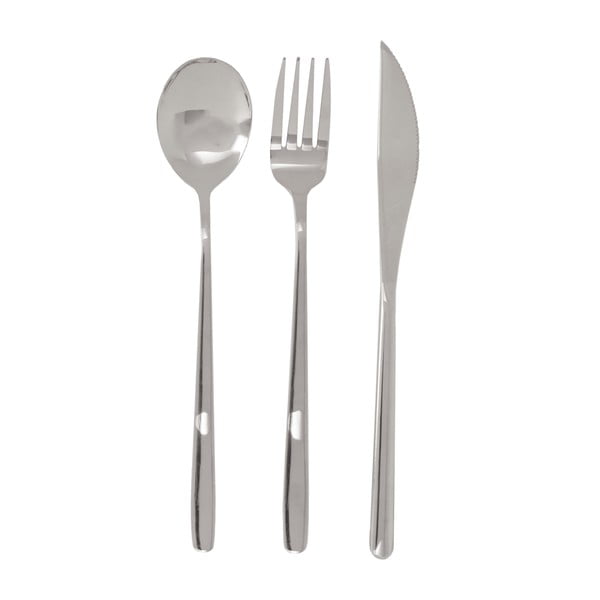 Прибори за хранене 6 бр. от неръждаема стомана в сребристо Mimo – Premier Housewares-image-2