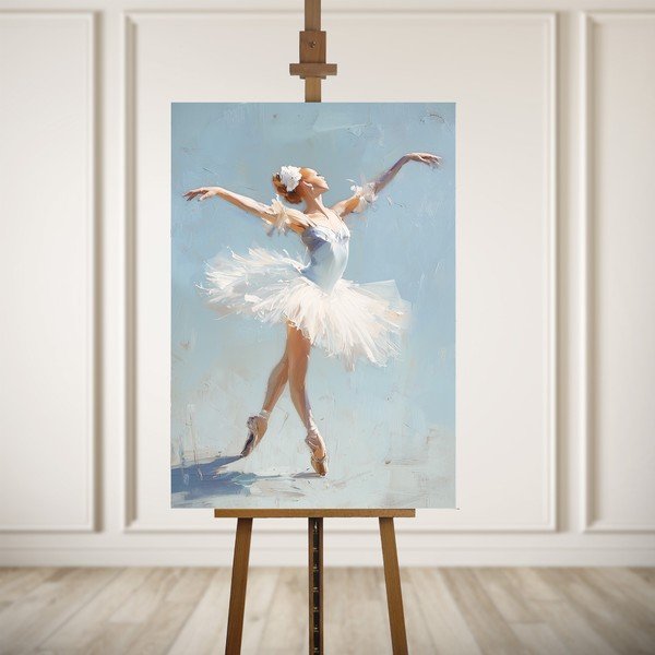 Картина с ръчно изрисувани елементи 70x100 cm Grace – Styler-image-4