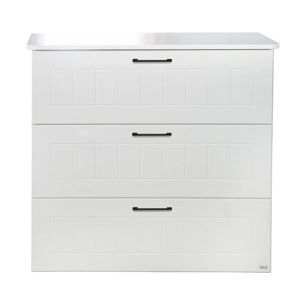 Бял нисък скрин за деца 98x91 cm Sylt - Roba-image-2