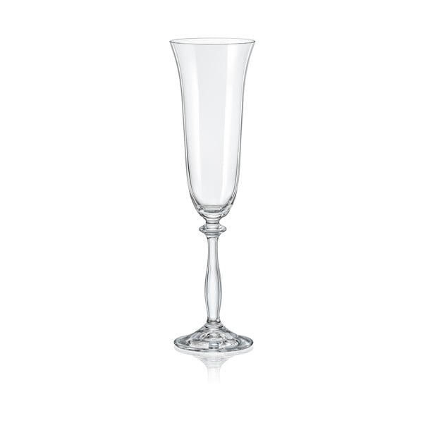 Комплект от 6 чаши за шампанско , 190 ml Angela - Crystalex