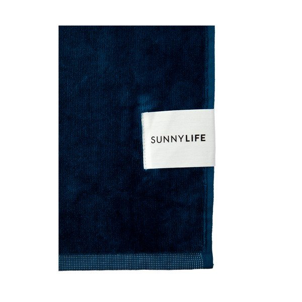 Синя плажна кърпа Nouveau Bleu - Sunnylife-image-2