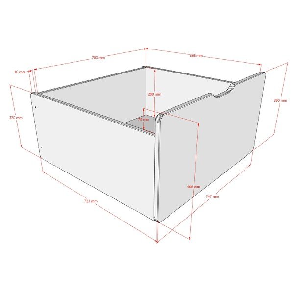 Бял аксесоар за детско легло Primo – Vipack-image-2