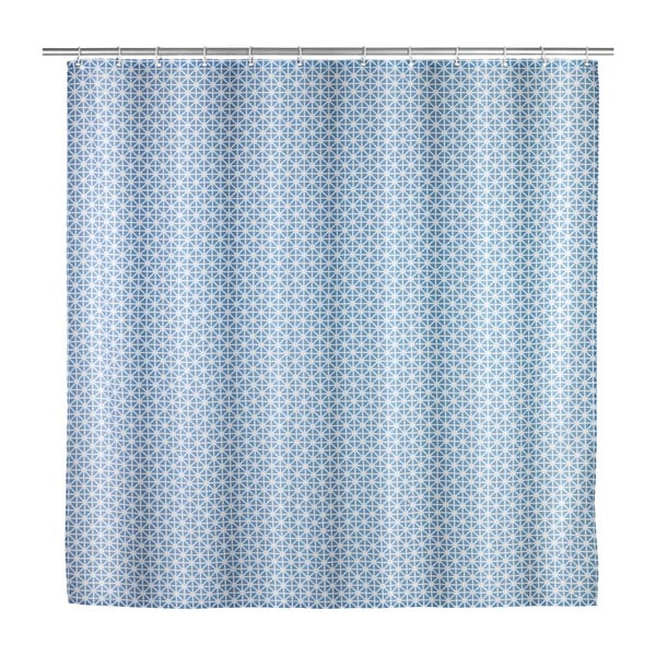 Синя завеса за душ , 180 x 200 cm Cristal - Wenko