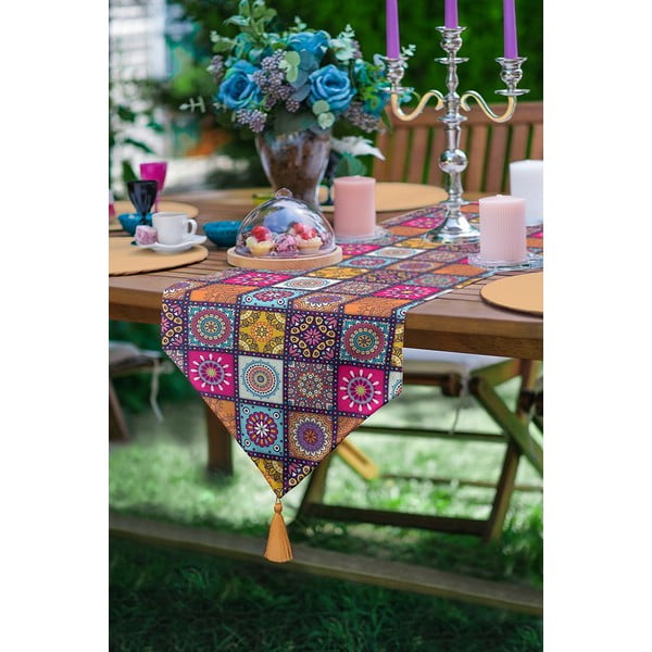 Покривка 45x140 cm Mandala Tiles – Minimalist Cushion Covers-image-2