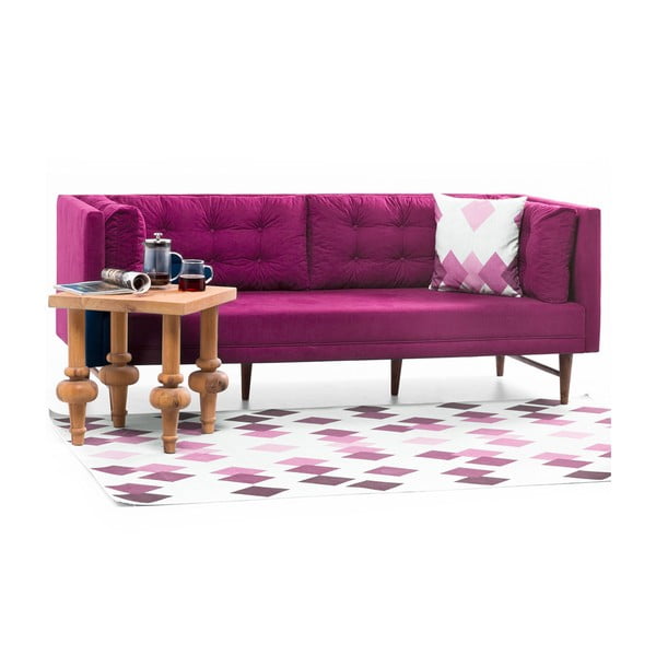 Розов триместен диван Eva - Balcab Home-image-3