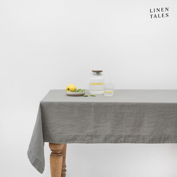Ленена покривка за маса 140x300 cm Khaki – Linen Tales