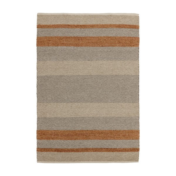 Кафяво-оранжев килим , 160 x 230 cm Fields - Asiatic Carpets