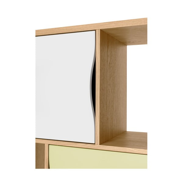 Зелен шкаф за книги 65x191 cm Avon - Woodman-image-1