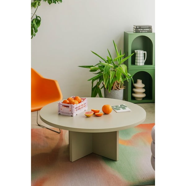 Бяла кръгла масичка за кафе ø 100 cm Pausa – Really Nice Things-image-2