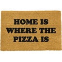 Рогозка от естествени кокосови влакна , 40 x 60 cm Home Is Where the Pizza Is - Artsy Doormats