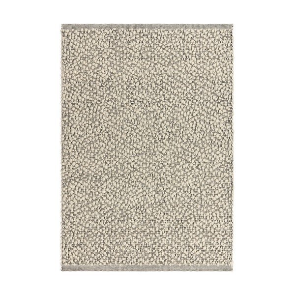 Сив ръчно изработен килим със смес от вълна 160x230 cm Claude – MADE