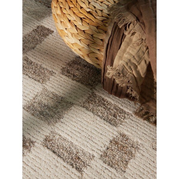 Кремав ръчно изработен вълнен килим 200x300 cm Boho 1.0 Structa – Vikosa-image-2