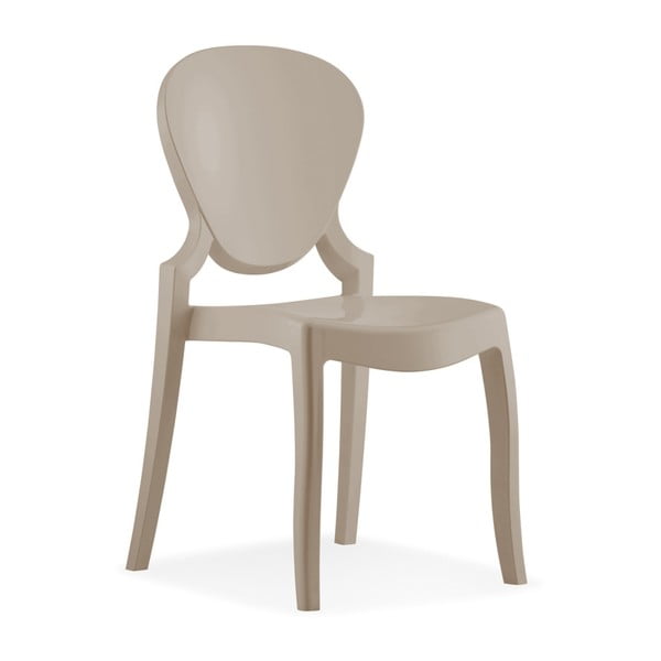 Béžová židle Pedrali Queen