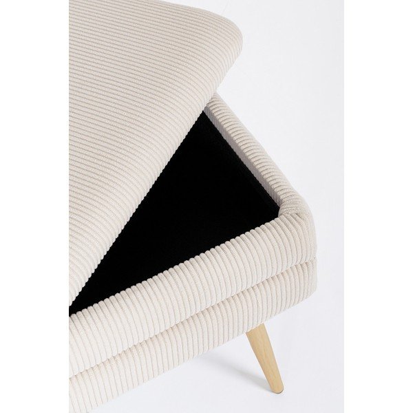 Бяла подплатена пейка Olga – Bizzotto-image-1