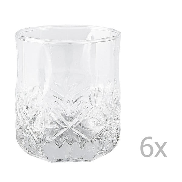 Комплект от 6 чаши Стъклени, 300 ml - KJ Collection