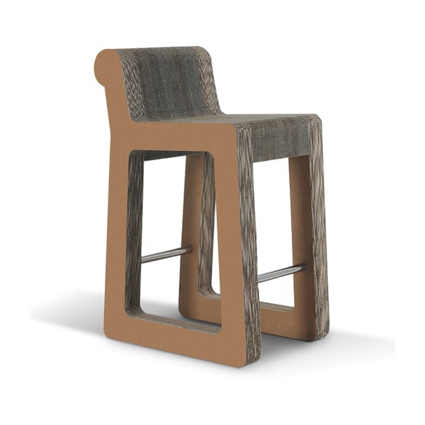 Barová kartonová židle Knob Stool