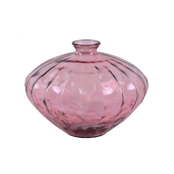 Розова ваза от рециклирано стъкло Etnico, 14 л - Ego Dekor