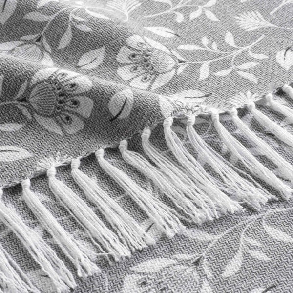 Сиво одеяло 125x150 cm Flavie – douceur d'intérieur-image-1