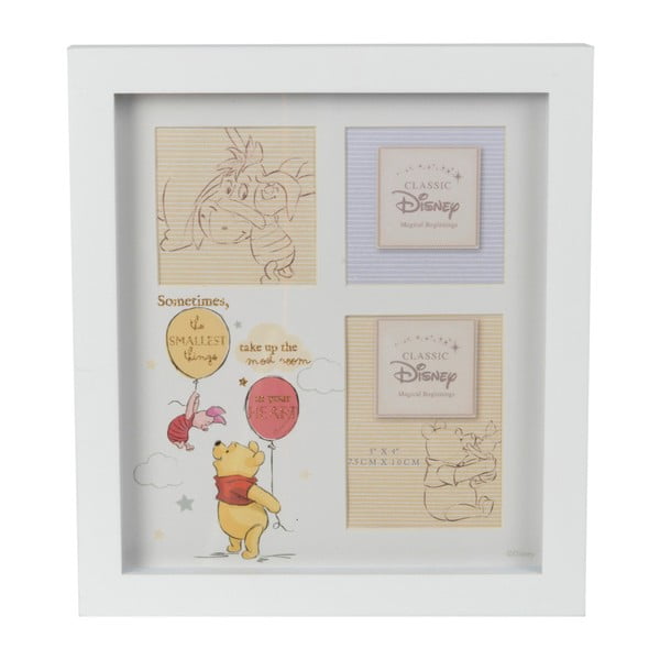 Рамка за снимки за 3 снимки Magical Beginnings Collage Frame Pooh Heart - Disney
