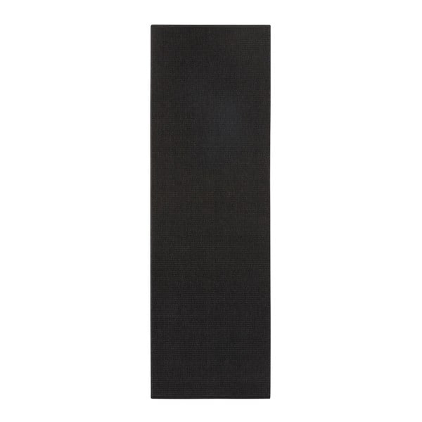 Черна външна пътека от сизал, 80 x 500 cm - BT Carpet