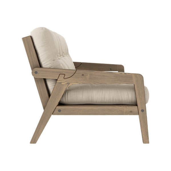 Бежов разтегателен диван 204 cm Grab - Karup Design-image-4