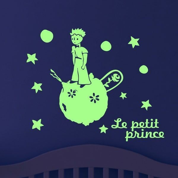 Светещ в тъмното стикер Le Petit Prince - Ambiance