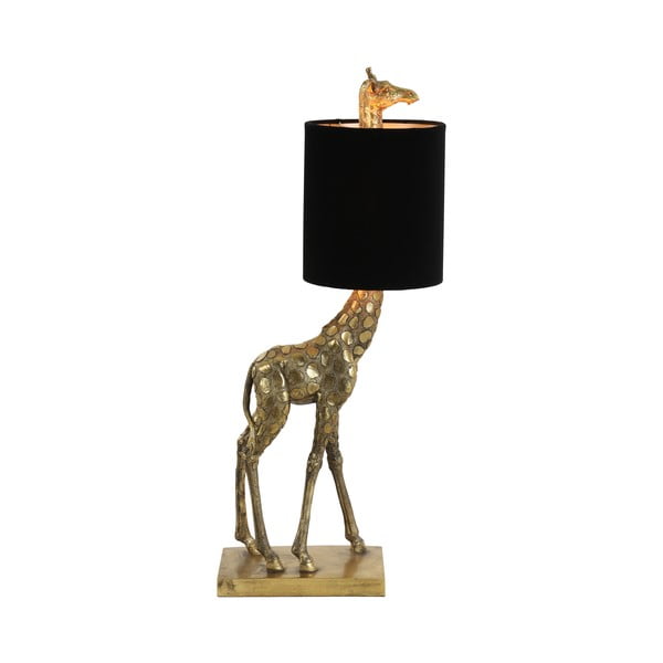 Настолна лампа в черно-бронзов цвят (височина 61 cm) Giraffe - Light & Living