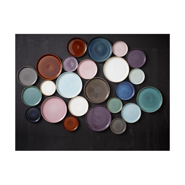 Черна/синя глинена чиния ø 27 cm Gastro Dark Blue/Black – Bitz-image-3