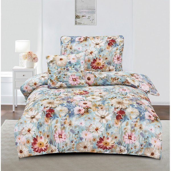 Единично  спално бельо от микросатен 3 части 140x200 cm Rachel – My House-image-1