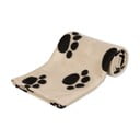 Бежово одеяло за куче от флийс 150x100 cm Trixie Barney – Plaček Pet Products