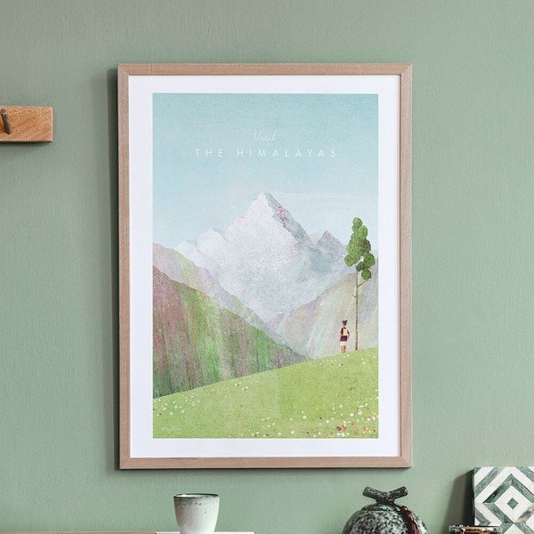 Плакат , 50 x 70 cm Himalayas - Travelposter-image-2