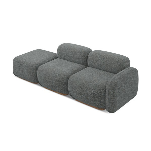 Сив модулна лежанка (десен ъгъл) Ailani – Makamii-image-4