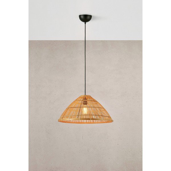 Висяща лампа в естествен цвят с абажур от бамбук ø 58 cm Capello - Markslöjd-image-1