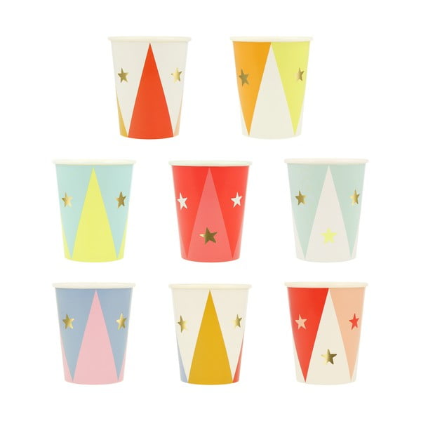 Хартиени чаши за еднократна употреба в комплект  8 бр. Circus – Meri Meri