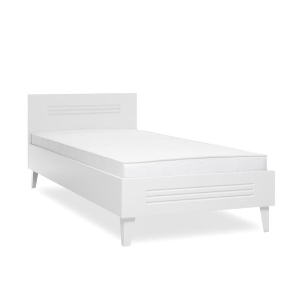 Bílá jednolůžková postel Intertrade Factory, 90 x 200 cm