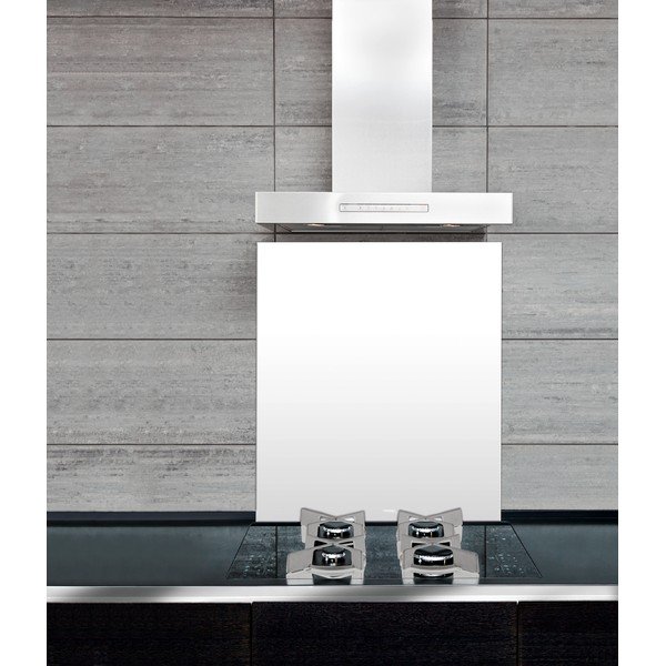 Стъклен протектор за стена зад печка в бял цвят , 70 x 60 cm - Wenko-image-3