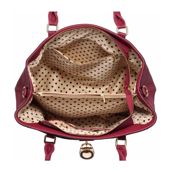 Kabelka L&S Bella Burgundy-image-2