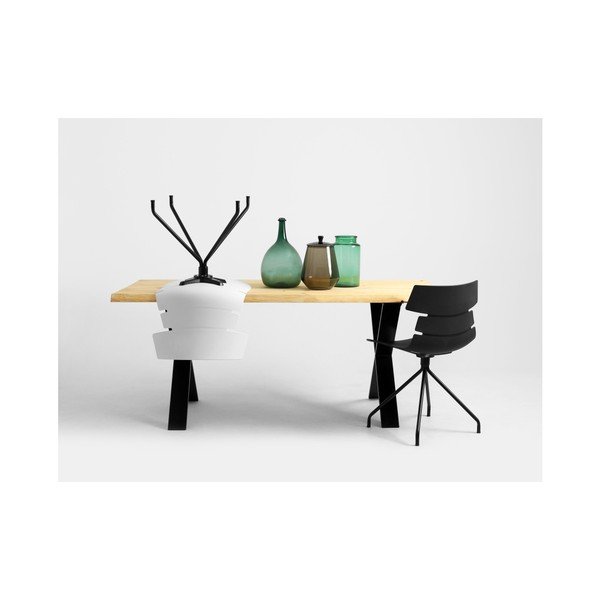 Jídelní stůl s deskou z dubového dřeva Custom Form Cross, 180 x 90 cm-image-3