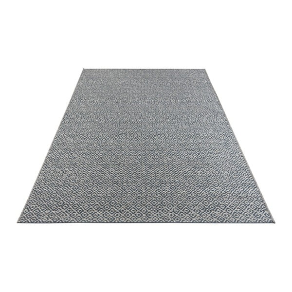 Син килим за открито Bloom Croix, 140 x 200 cm - Elle Decoration-image-3