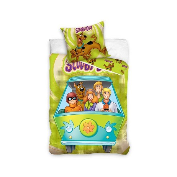 Детско памучно спално бельо за единично легло Scooby Doo, 160 x 200 cm - CARBOTEX