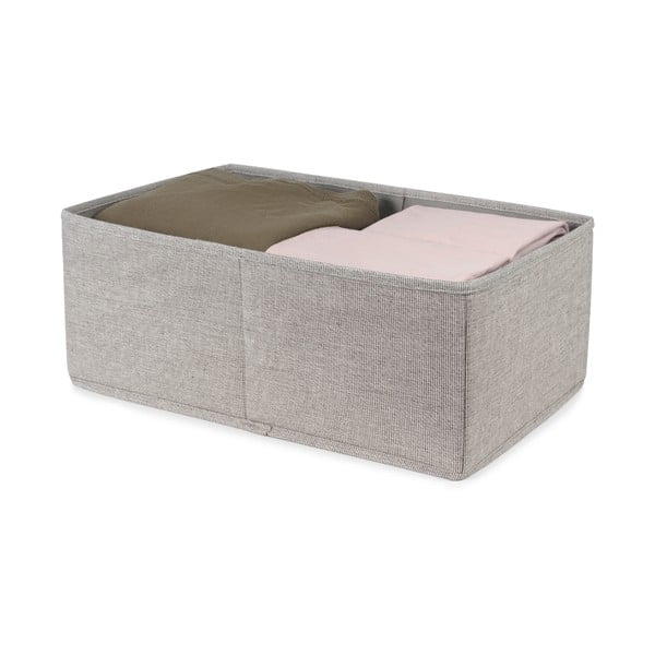 Сива кутия за съхранение Oxford, 42 x 26 cm - Compactor