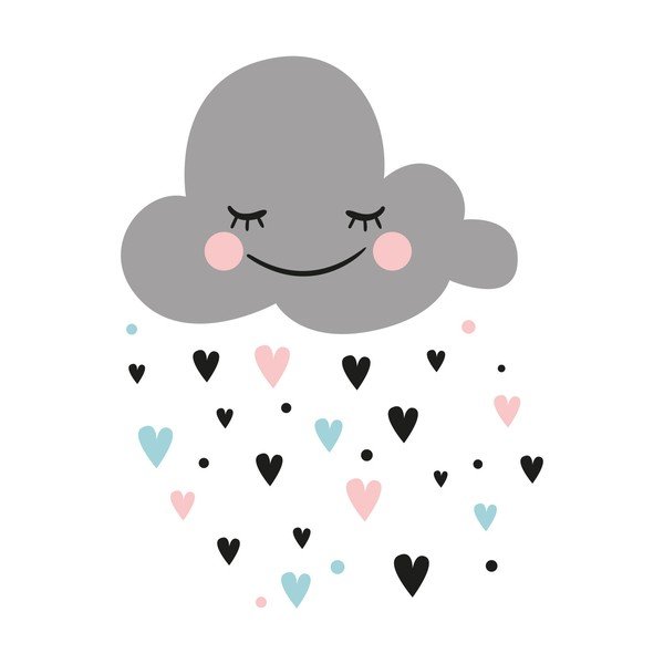 Комплект стикери за стена Cloud - Ambiance-image-2