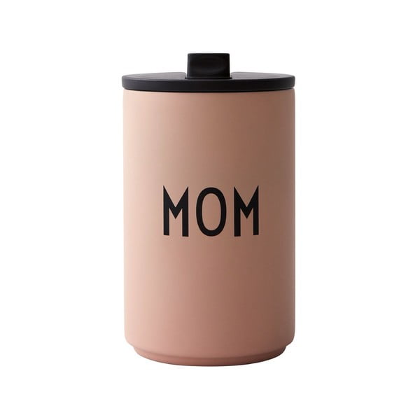 Розово-бежова термочаша 350 ml Mom - Design Letters