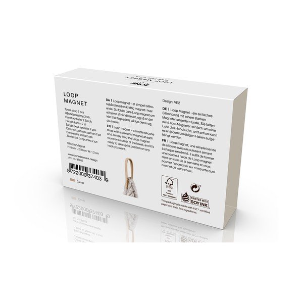 Бежови примки за кърпи в комплект 2 бр. без пробиване Loop – Zone-image-4