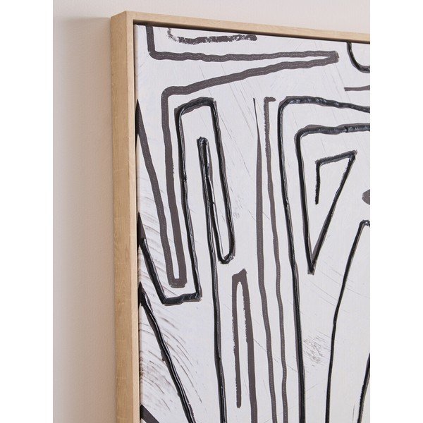 Картина с включена рамка/върху платно 83x123 cm Astratto – Premier Housewares-image-4