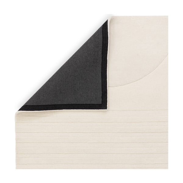 Бял вълнен килим 160x230 cm Olsen - Asiatic Carpets-image-4