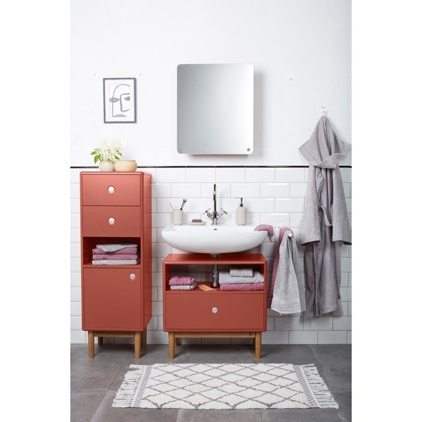 Червен шкаф под мивката Color Bath - Tom Tailor-image-1