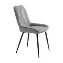 Сив трапезен стол Milton - Unique Furniture