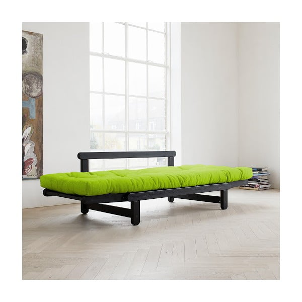 Rozkládací pohovka Karup Beat Black/Lime-image-1