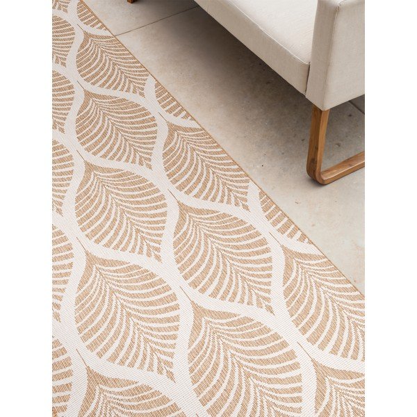 Пътека за открито и закрито в цвят слонова кост и бежово 80x250 cm Duet Liora – NORTHRUGS-image-4